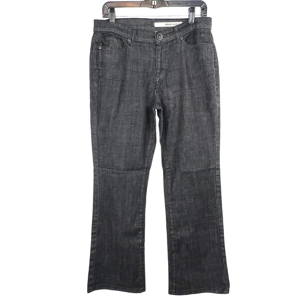 DKNY Y2K Size 12R Dark Wash SOHO Bootcut Mid Rise Denim Jeans